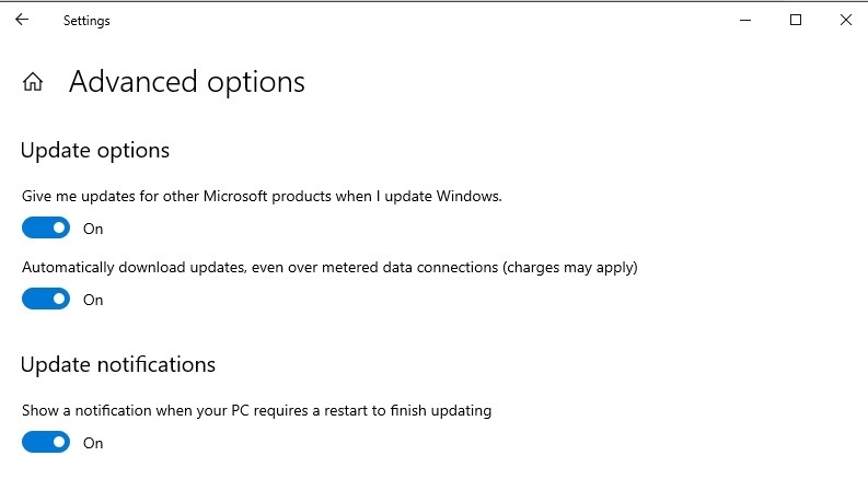 Windows Manual Download Updates
